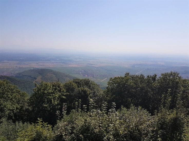 Views of the Haut-Alsace countryside from the Chateau du Haut-Koenigsbourg