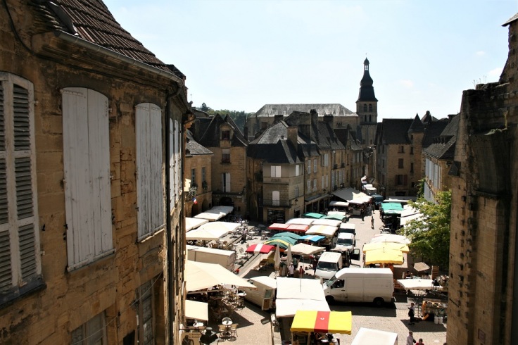 The market in Sarlat-la-Canéda