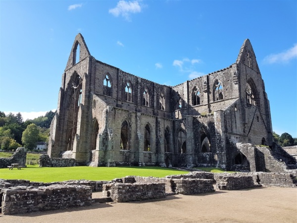 The remains of Tintern Abbey
