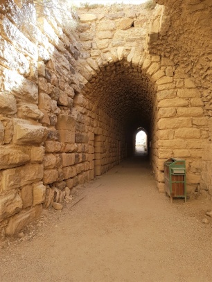 A passageway inside Kerak Castle