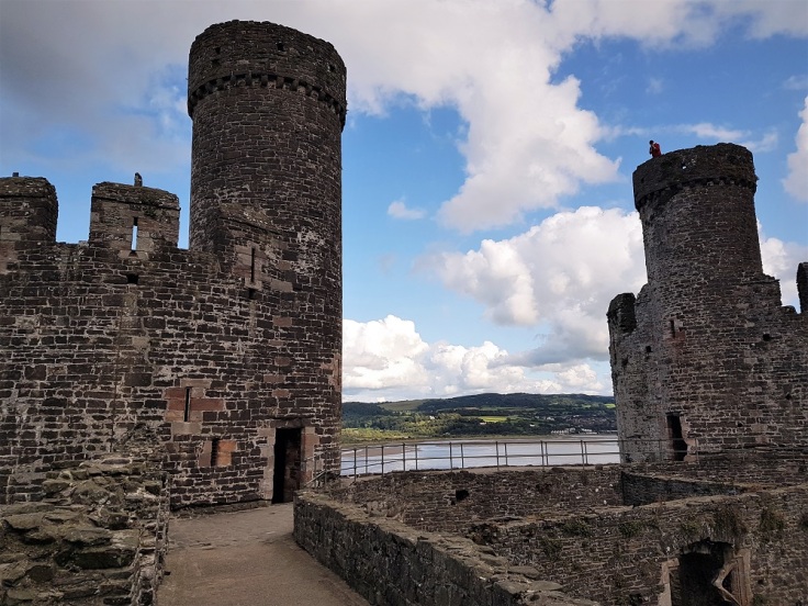 The ramparts at Conwy Castle