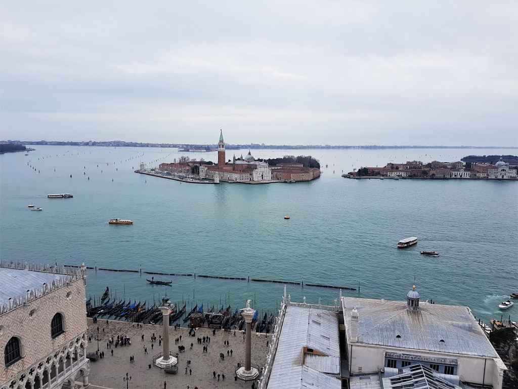 Venetian lagoon and San Giorgio Maggiore